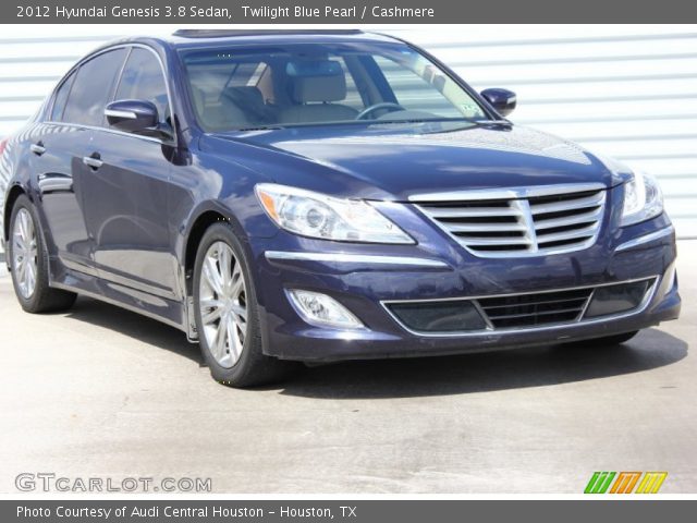 2012 Hyundai Genesis 3.8 Sedan in Twilight Blue Pearl