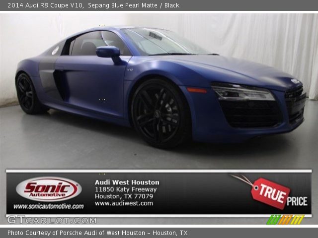 2014 Audi R8 Coupe V10 in Sepang Blue Pearl Matte