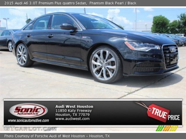 2015 Audi A6 3.0T Premium Plus quattro Sedan in Phantom Black Pearl