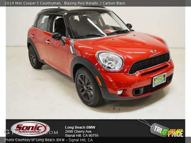 2014 Mini Cooper S Countryman in Blazing Red Metallic