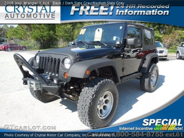 2008 Jeep Wrangler X 4x4 in Black