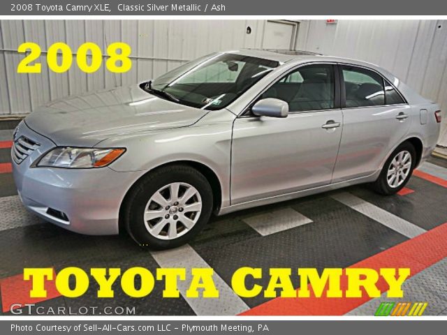 2008 Toyota Camry XLE in Classic Silver Metallic