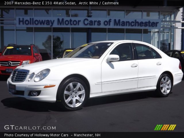 2007 Mercedes-Benz E 350 4Matic Sedan in Arctic White