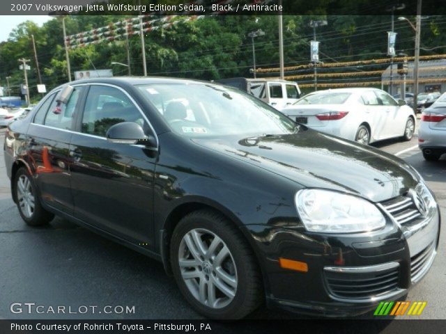 2007 Volkswagen Jetta Wolfsburg Edition Sedan in Black