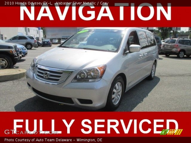 2010 Honda Odyssey EX-L in Alabaster Silver Metallic
