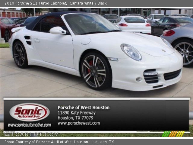 2010 Porsche 911 Turbo Cabriolet in Carrara White