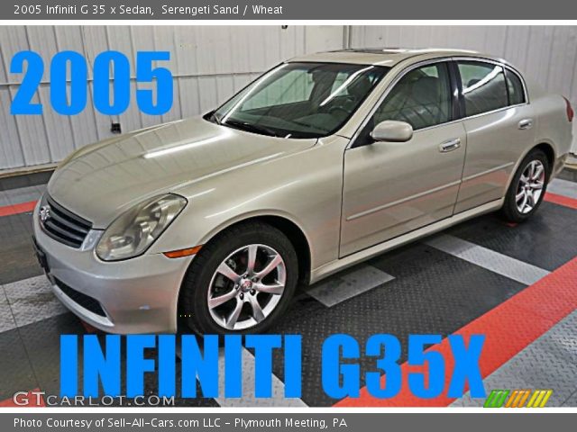 2005 Infiniti G 35 x Sedan in Serengeti Sand