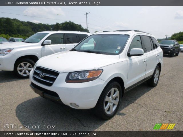 2007 Hyundai Santa Fe Limited 4WD in Arctic White