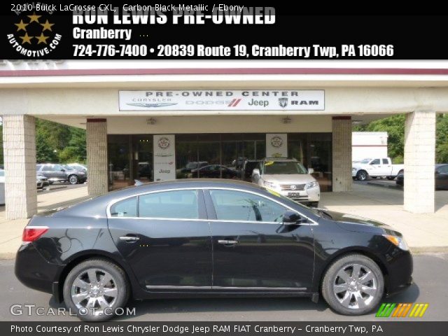 2010 Buick LaCrosse CXL in Carbon Black Metallic