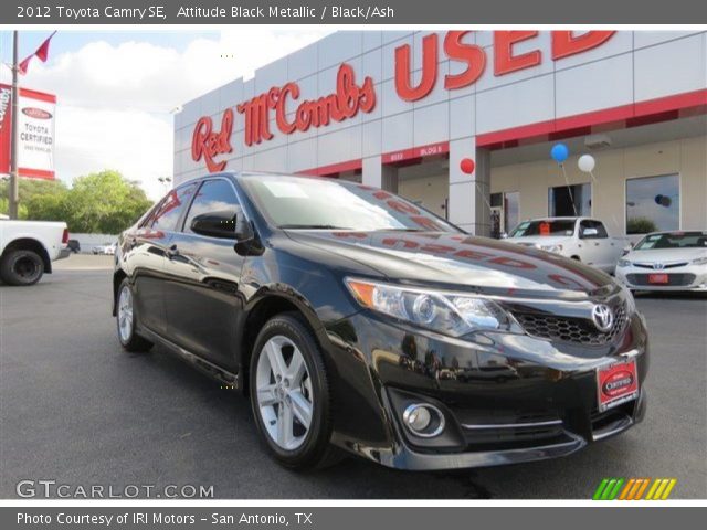 2012 Toyota Camry SE in Attitude Black Metallic