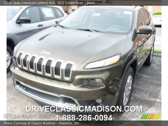 2015 Jeep Cherokee Limited 4x4 in ECO Green Pearl