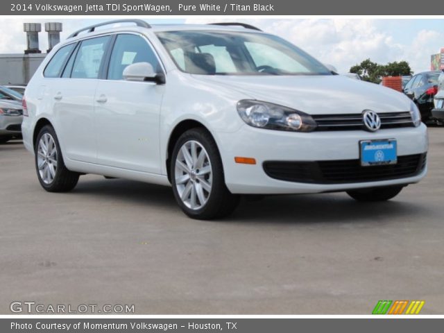 2014 Volkswagen Jetta TDI SportWagen in Pure White