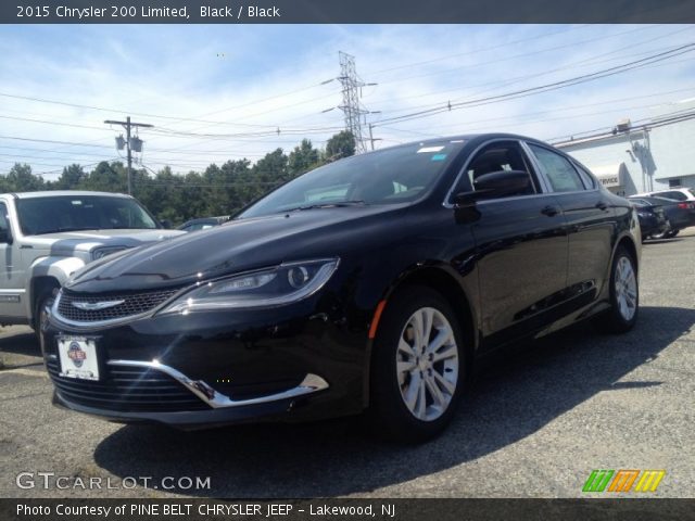 2015 Chrysler 200 Limited in Black