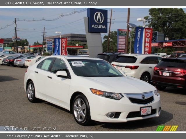 2012 Acura TSX Sedan in Bellanova White Pearl