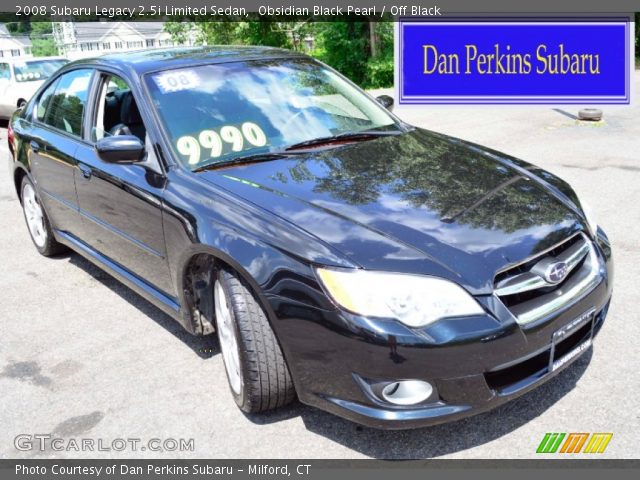 2008 Subaru Legacy 2.5i Limited Sedan in Obsidian Black Pearl