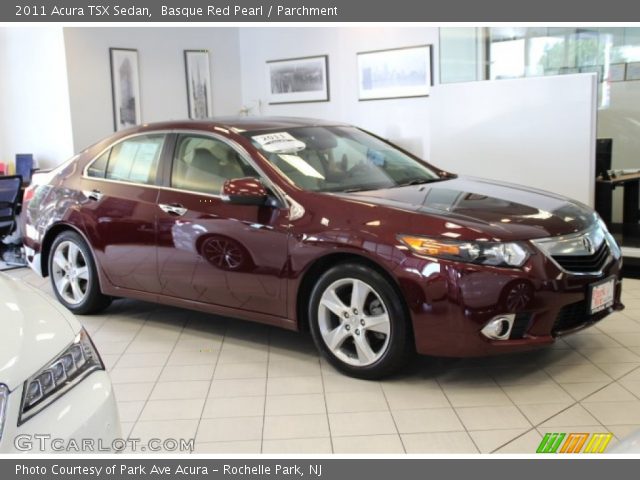 2011 Acura TSX Sedan in Basque Red Pearl