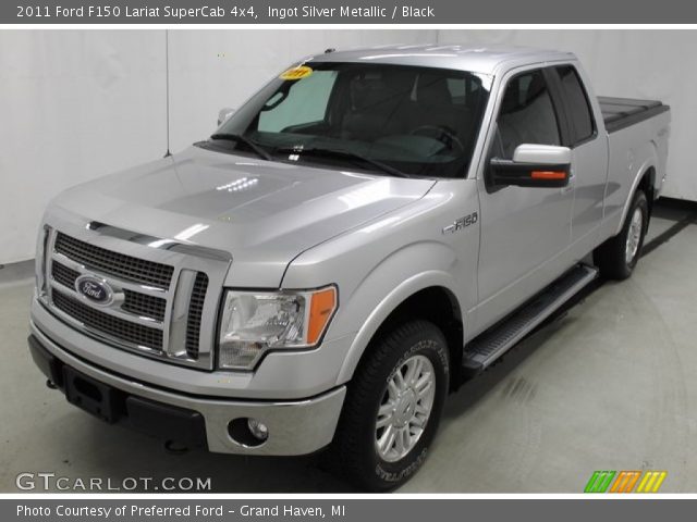 2011 Ford F150 Lariat SuperCab 4x4 in Ingot Silver Metallic