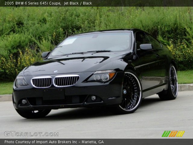 2005 BMW 6 Series 645i Coupe in Jet Black