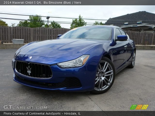 2014 Maserati Ghibli S Q4 in Blu Emozione (Blue)