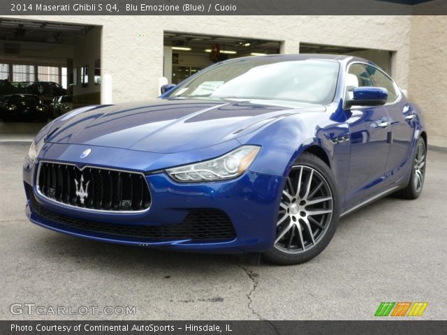 2014 Maserati Ghibli S Q4 in Blu Emozione (Blue)