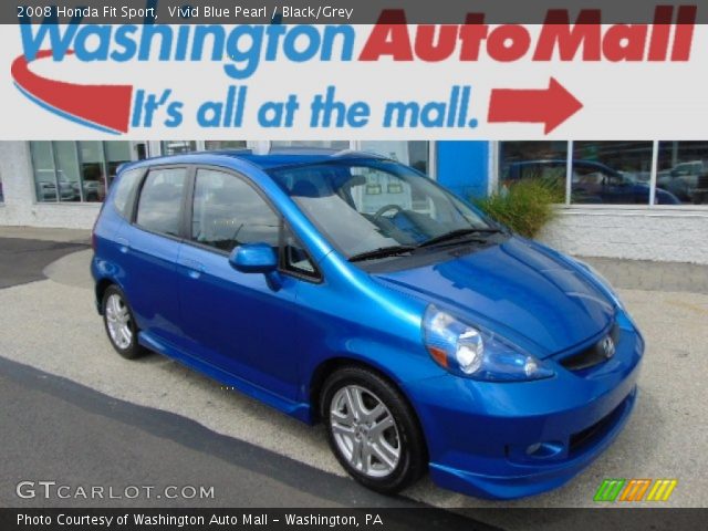 2008 Honda Fit Sport in Vivid Blue Pearl