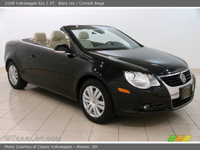 2008 Volkswagen Eos 2.0T in Black Uni