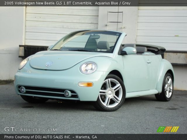 2005 Volkswagen New Beetle GLS 1.8T Convertible in Aquarius Blue