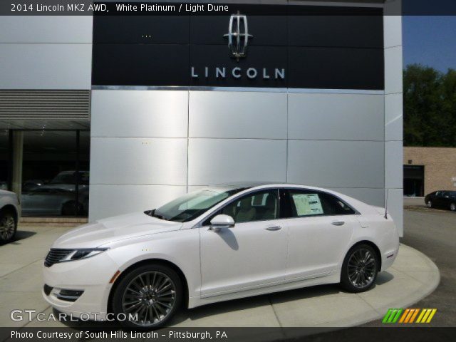 2014 Lincoln MKZ AWD in White Platinum