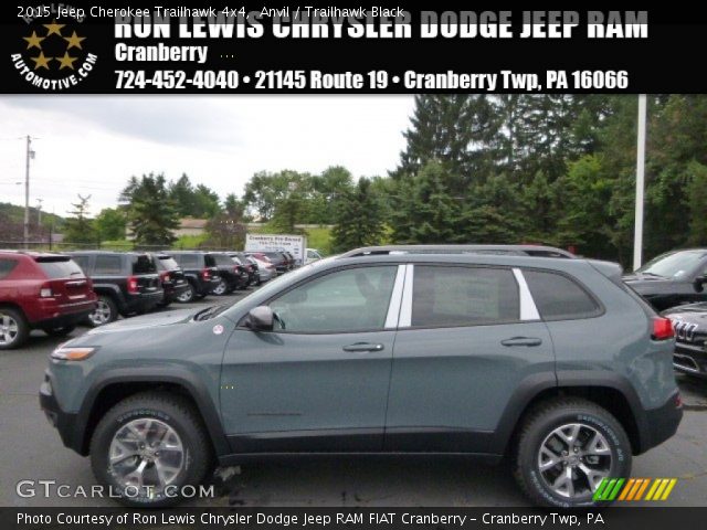 2015 Jeep Cherokee Trailhawk 4x4 in Anvil