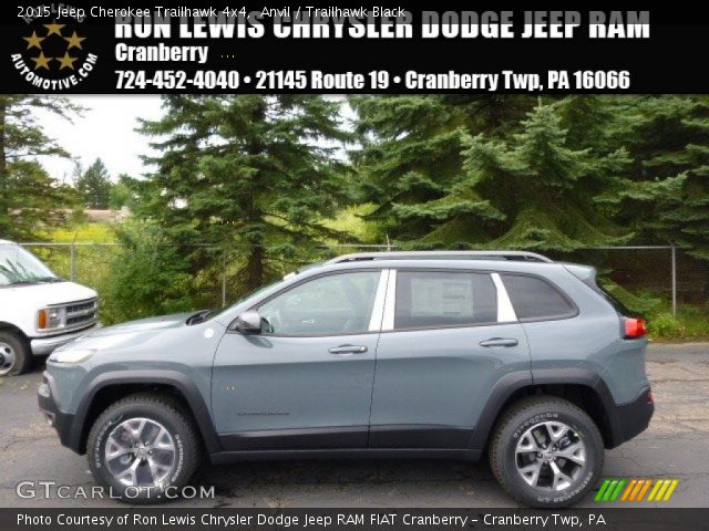 2015 Jeep Cherokee Trailhawk 4x4 in Anvil
