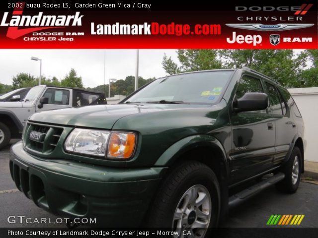 2002 Isuzu Rodeo LS in Garden Green Mica