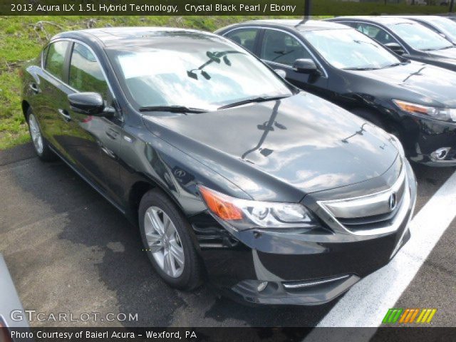 2013 Acura ILX 1.5L Hybrid Technology in Crystal Black Pearl