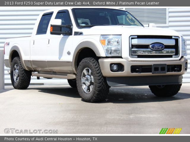2013 Ford F250 Super Duty Lariat Crew Cab 4x4 in Oxford White