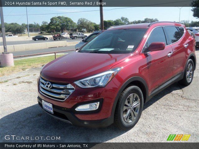 2014 Hyundai Santa Fe Sport FWD in Serrano Red