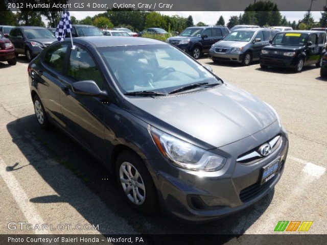 2012 Hyundai Accent GLS 4 Door in Cyclone Gray