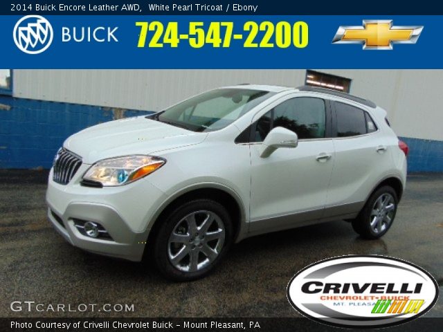 2014 Buick Encore Leather AWD in White Pearl Tricoat