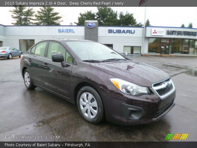 2013 Subaru Impreza 2.0i 4 Door in Deep Cherry Red Pearl