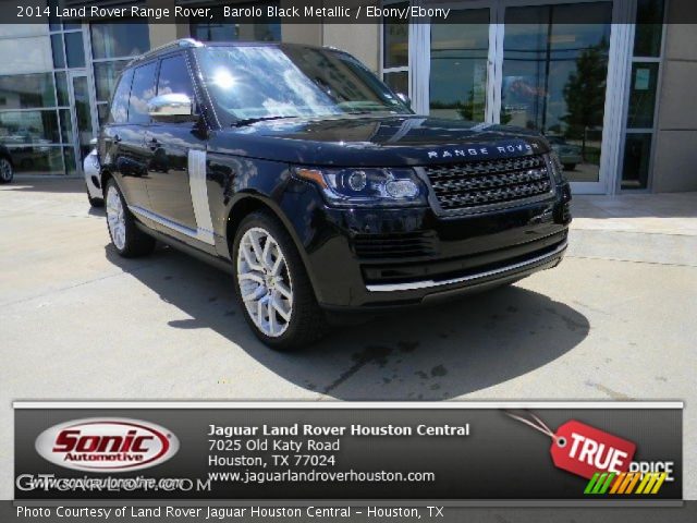 2014 Land Rover Range Rover  in Barolo Black Metallic