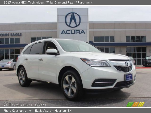 2015 Acura MDX Technology in White Diamond Pearl