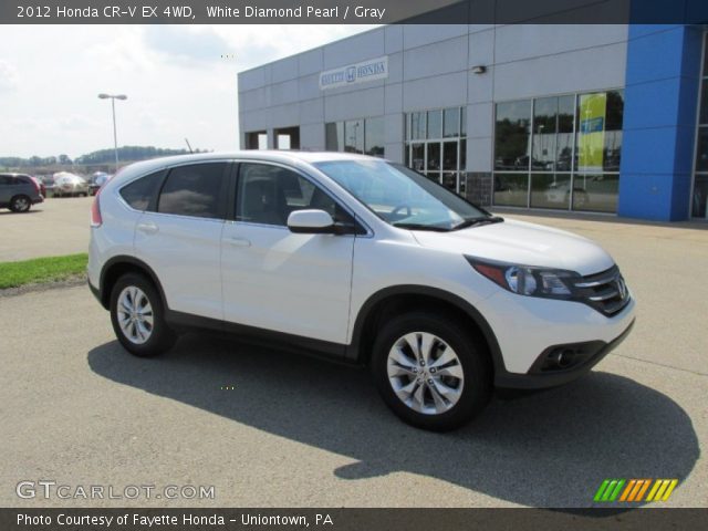 2012 Honda CR-V EX 4WD in White Diamond Pearl