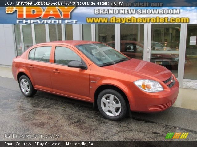 2007 Chevrolet Cobalt LS Sedan in Sunburst Orange Metallic