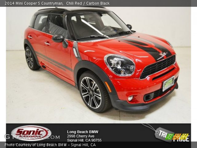 2014 Mini Cooper S Countryman in Chili Red