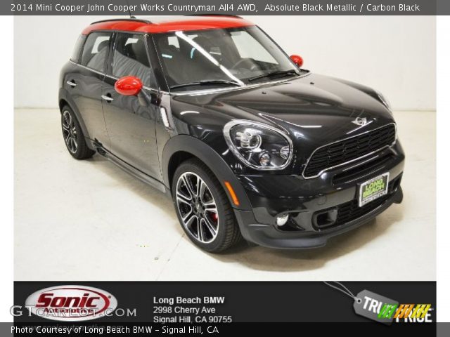 2014 Mini Cooper John Cooper Works Countryman All4 AWD in Absolute Black Metallic