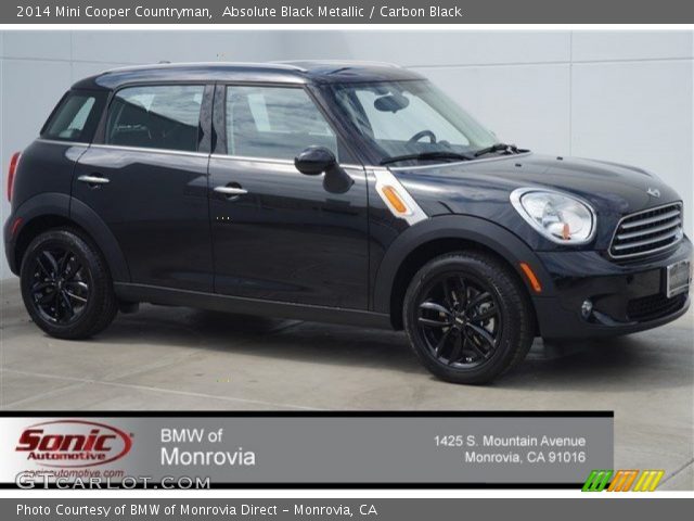 2014 Mini Cooper Countryman in Absolute Black Metallic
