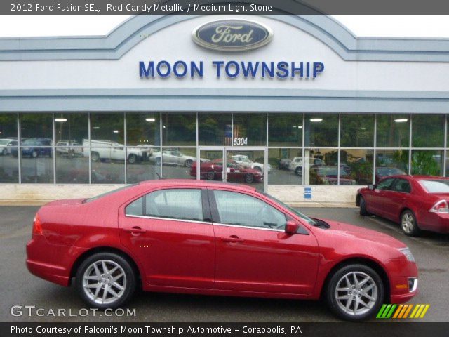2012 Ford Fusion SEL in Red Candy Metallic