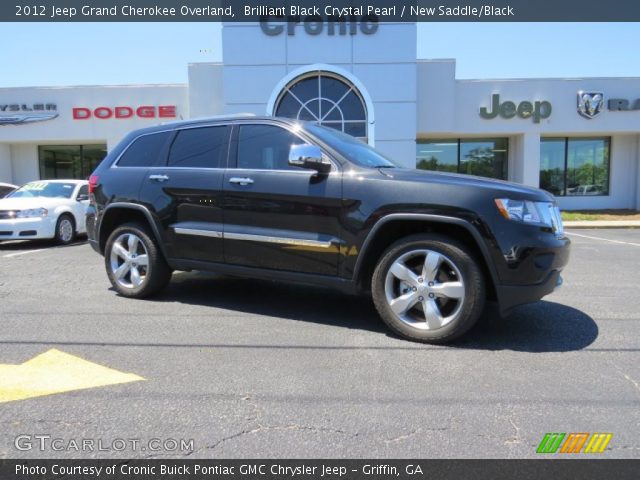 2012 Jeep Grand Cherokee Overland in Brilliant Black Crystal Pearl