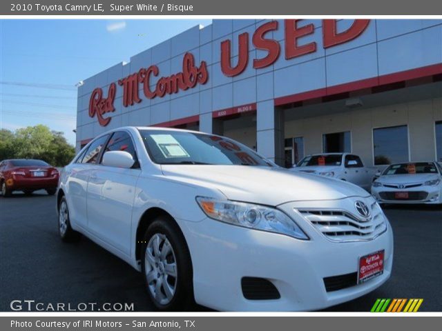 2010 Toyota Camry LE in Super White