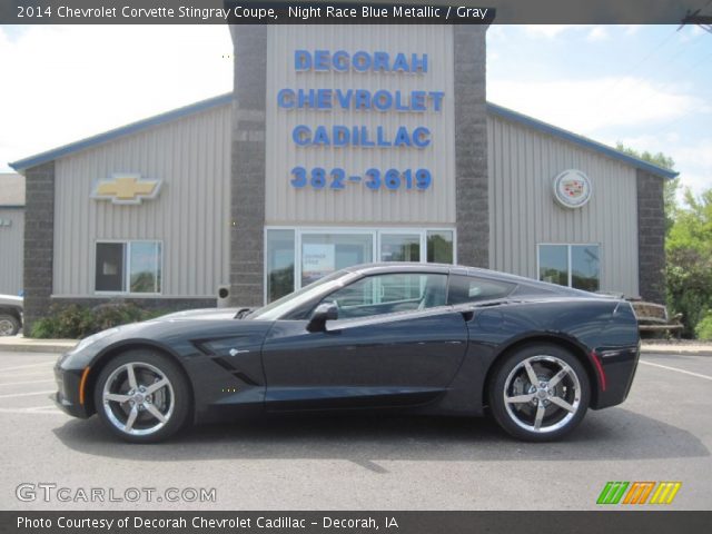 2014 Chevrolet Corvette Stingray Coupe in Night Race Blue Metallic