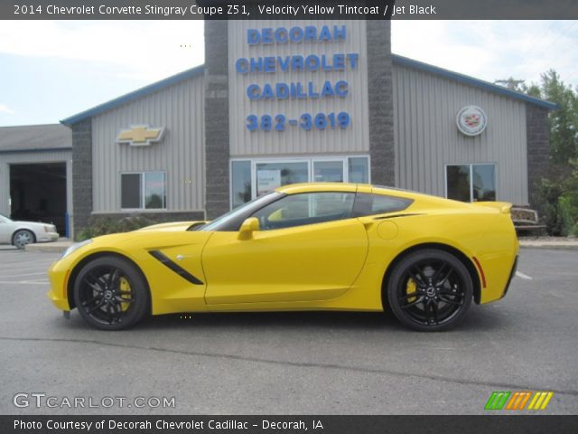 2014 Chevrolet Corvette Stingray Coupe Z51 in Velocity Yellow Tintcoat