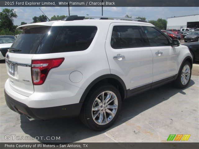 2015 Ford Explorer Limited in White Platinum